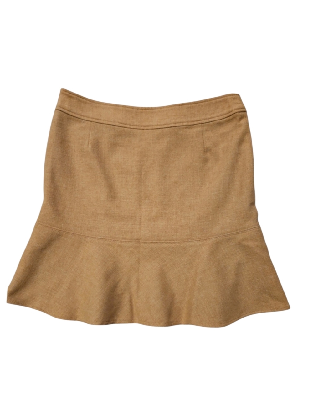 GAP BEIGE WOOL MINI SKIRT SZ 10